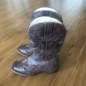 Roper faux leather western cowgirl boots